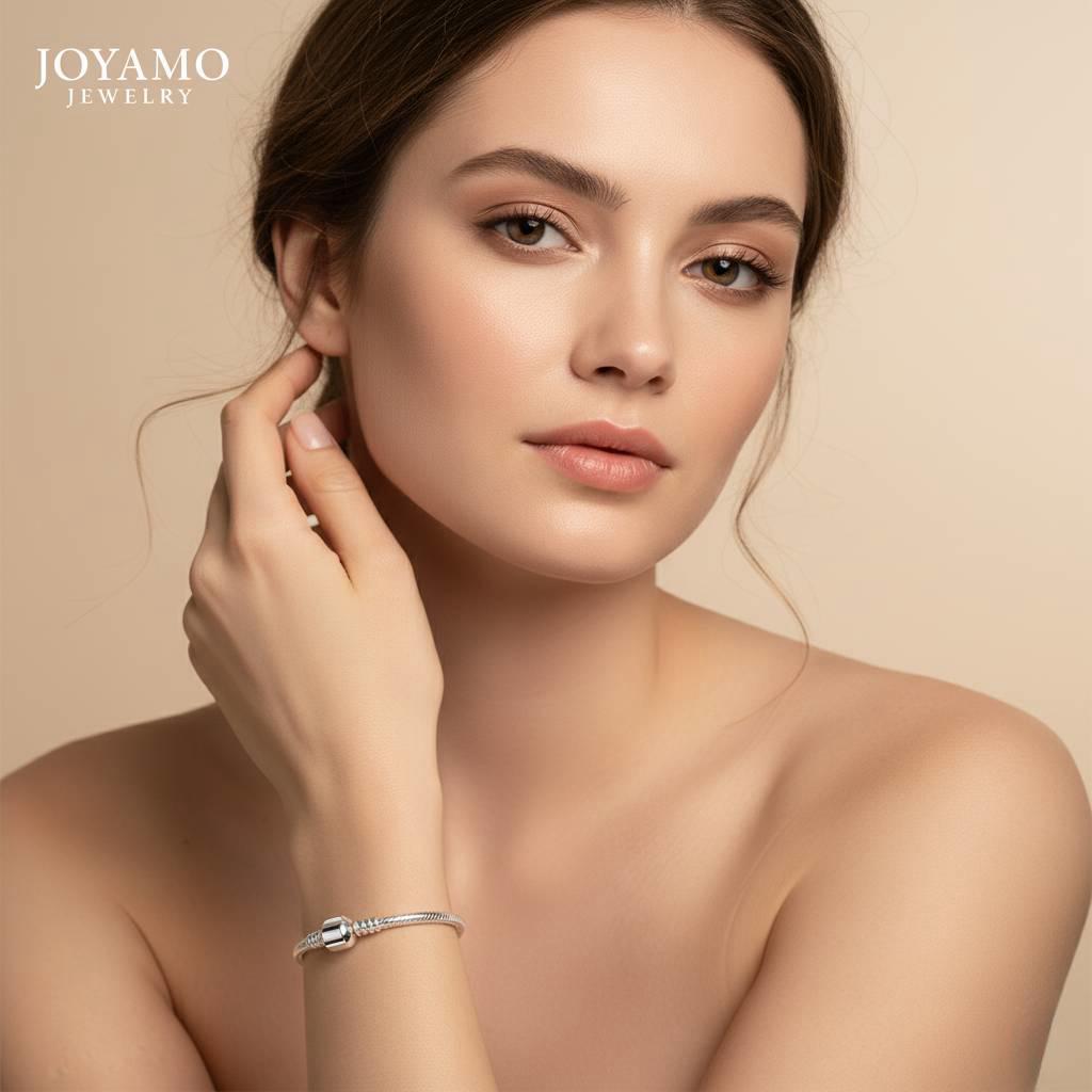 Snake Chain Charm Bracelet