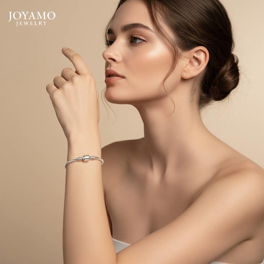 Snake Chain Charm Bracelet