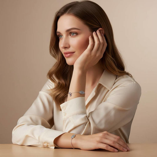 Evil Eye Chain Link Bracelet 