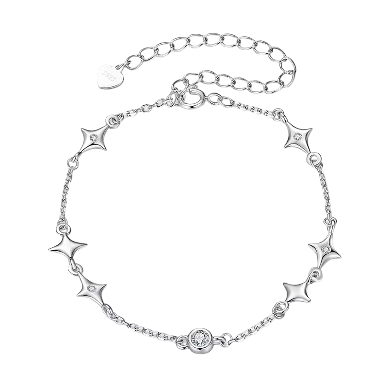  Sterling Silver Starry Bracelet