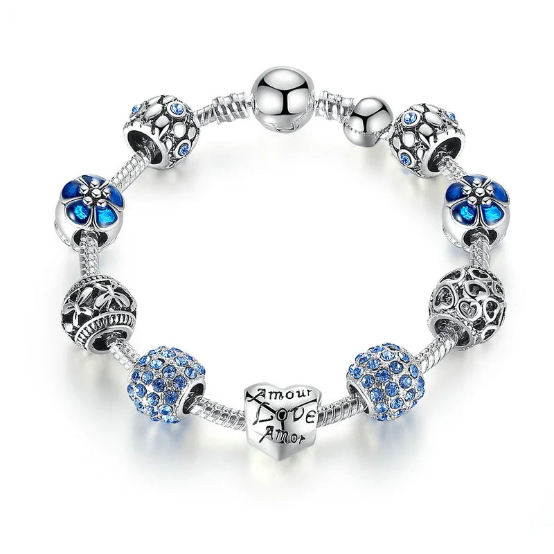Silver Charm Bracelet 
