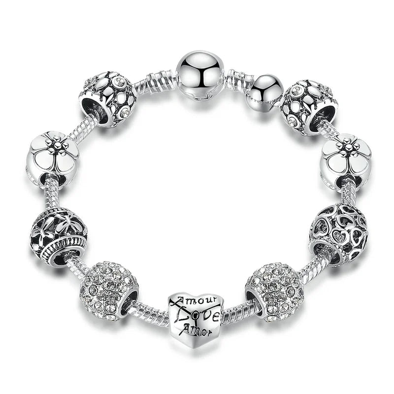 Silver Charm Bracelet