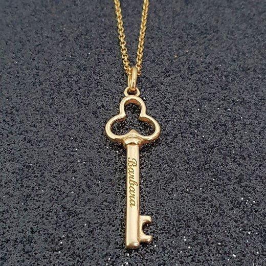 Key Name Necklace-4