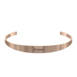 Classic Open Bangle Bracelet with Name