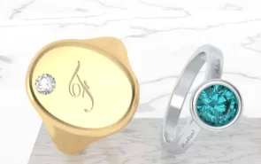 Rings with Initials