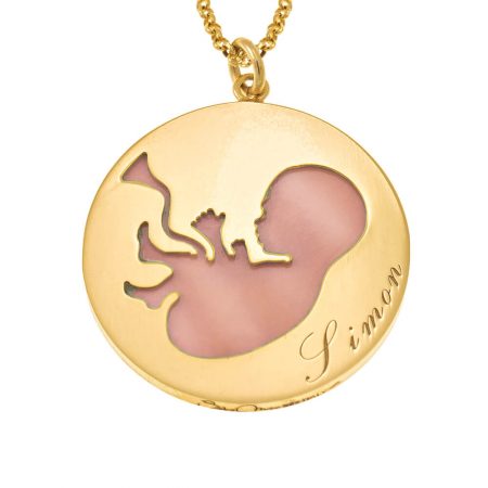 Baby Name Necklace in 18K Gold Plating