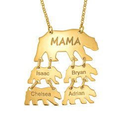 Vertical Mama Bear Necklace