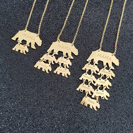 Vertical Mama Bear Necklace-4