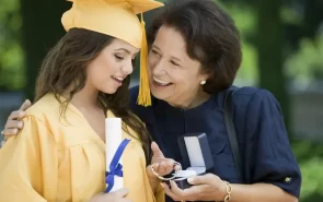 Mom gives graduation gift for her daughter