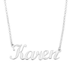 Karen style name necklace