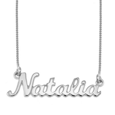Classic Name Necklace in 925 Sterling Silver