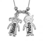 Engraved Children's Charms Necklace