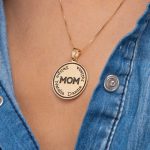 Engraved Mom Disc Necklace-2
