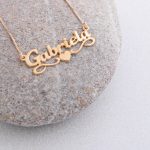 Name Necklace with Heart-3
