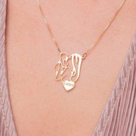 Mom and Baby Necklace-2