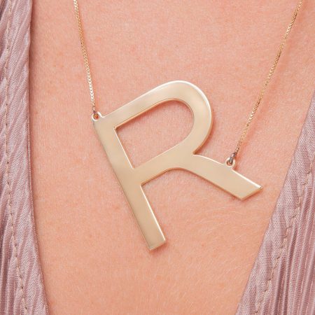 Big Initial Necklace-2