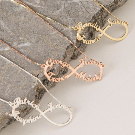 Infinity 3 Names Necklace-4