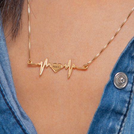 Heartbeat Name Necklace-2