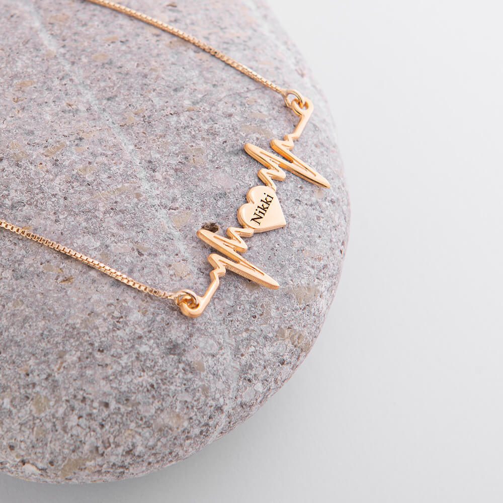 Heartbeat Name Necklace-3