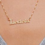 Name Necklace with CZ-2