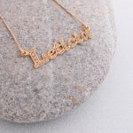 Name Necklace with CZ-3