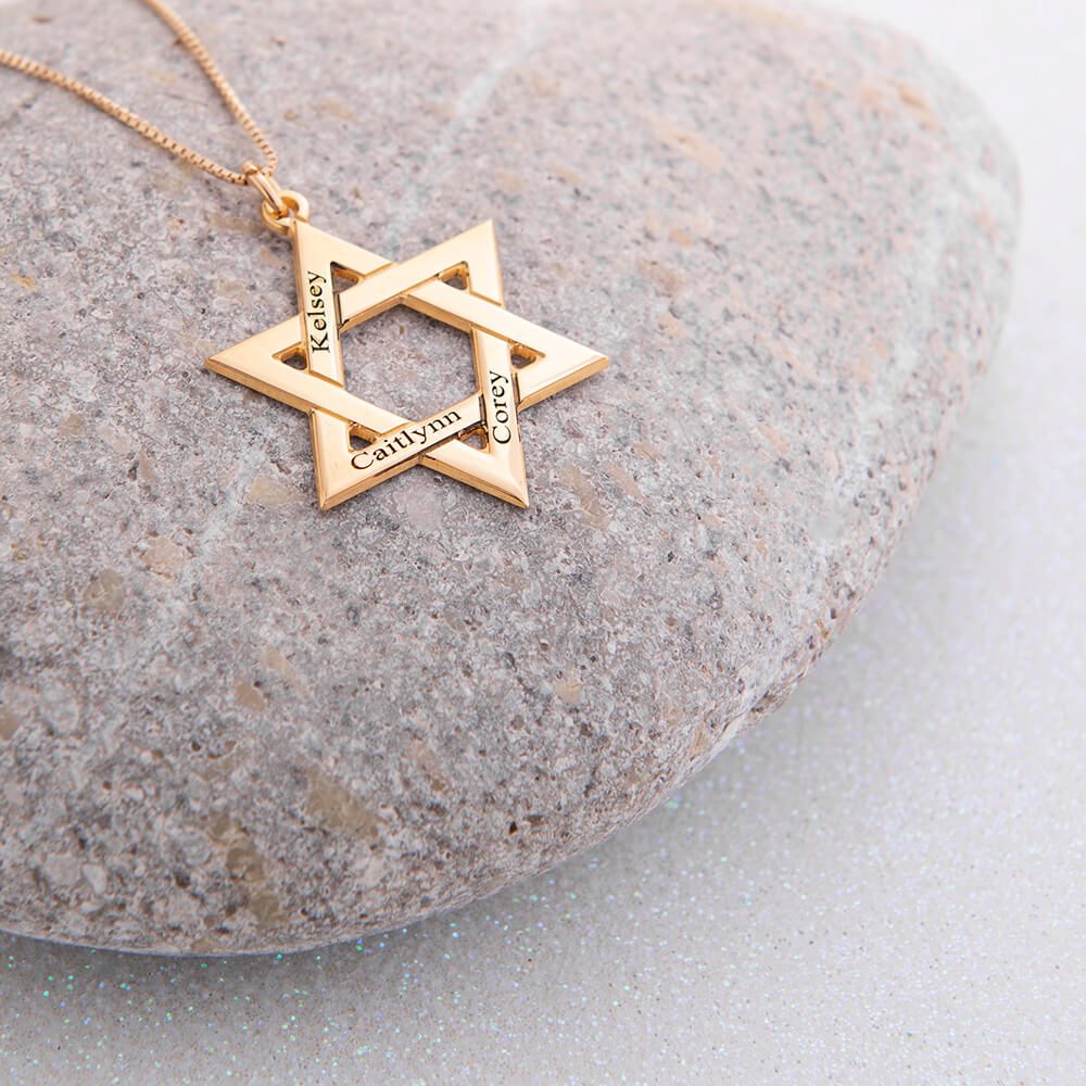 Star of David Necklace-2