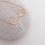 Infinity Necklace with 2 Names-3