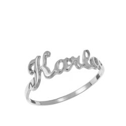 Cut Out One Name Ring