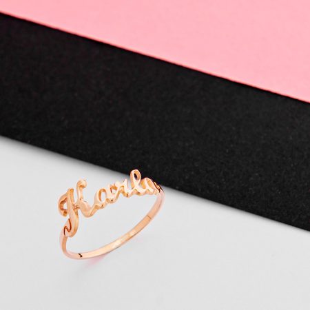 Cut Out One Name Ring-1