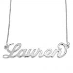 Carrie Name Necklace cursive script