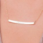Curved Name Plate Necklace-2