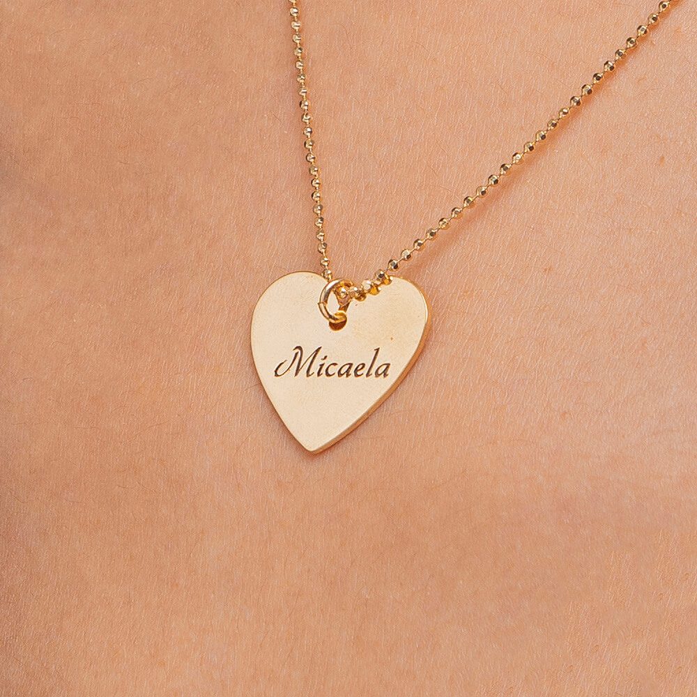 Engraved Heart Necklace-2