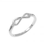 Infinity Love Ring with Engraving