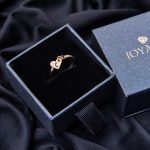 Initial Heart Charm Ring-3