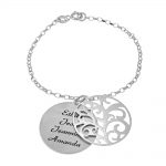 Personalized Double Layer Family Tree Bracelet