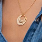 2 Circle Necklace with Names-2