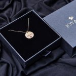 Vintage Disc with Birthstone Necklace-3