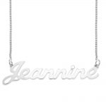 Justin Name Necklace