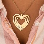 Engraved Family Heart Necklace-1