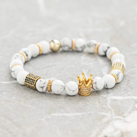 Crown Bead Bracelet for Men-2