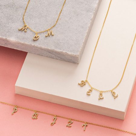 Letter Name Necklace-4