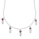 Birthstone Kids Charms Necklace-1