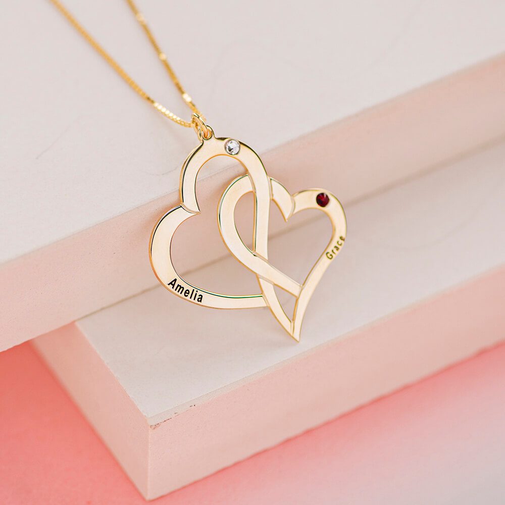 Two Heart Necklace-3