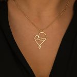 Written With Love Heart Names Necklace-1