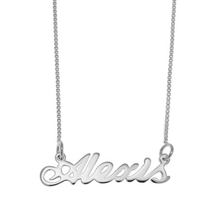 Alexis Name Necklace in 925 Sterling Silver