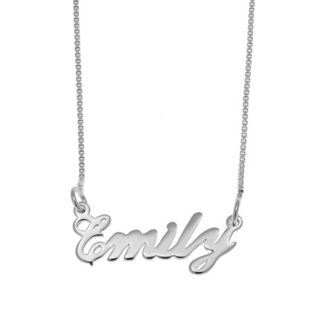 Emily Name Necklace in 925 Sterling Silver