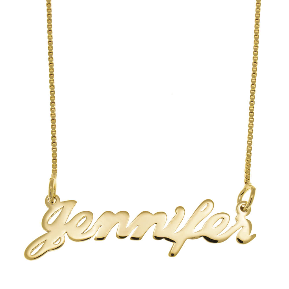 Jennifer Name Necklace in 925 Sterling Silver | JOYAMO - Personalized ...