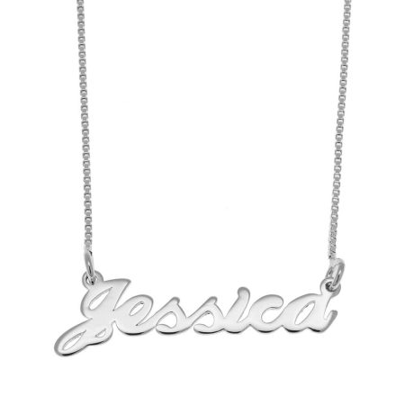 Jessica Name Necklace in 925 Sterling Silver