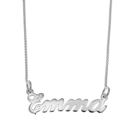 Emma Name Necklace in 925 Sterling Silver