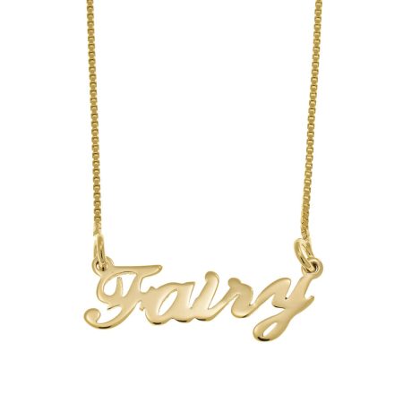 Fairy Name Necklace in 18K Gold Plating
